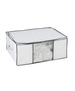 WENKO Vacuum Soft Box L Rectangular Polyethylene, Polypropylene (PP) Transparent, White