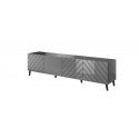 Cama ABETO RTV200 GR telerilaud ja meelelahutuskeskus 4 riiulid