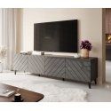 Cama ABETO RTV200 GR TV statīvs un izklaides centrs 4 plaukti