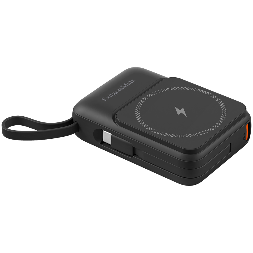 POWER BANK induction Kruger & Matz 10000 mAh Mag Safe with black cable – 2