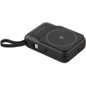 POWER BANK indukcinis Kruger & Matz 10000 mAh Mag Safe su juodu kabeliu POWER BANK indukcinis Kruger & Matz 10000 mAh Mag Safe su juodu kabeliu
