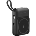 POWER BANK induktio Kruger & Matz 10000 mAh Mag Safe mustalla kaapelilla POWER BANK induktio Kruger & Matz 10000 mAh Mag Safe mustalla kaapelilla