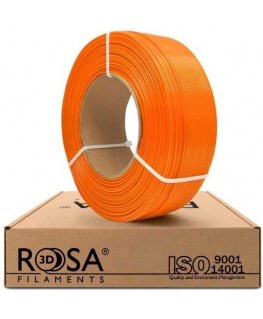 3D plastic PLA orange 1.75mm 1kg refill pack Rosa3D
