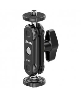 Ulanzi R102 tripod head Black ABS, Aluminium 1/4" Ball