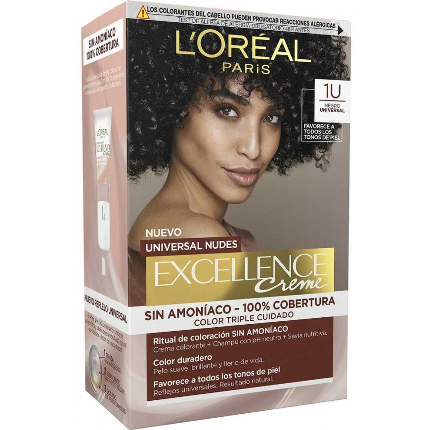 Ilgalaikiai dažai L'Oreal Make Up Excellence Juoda – 2