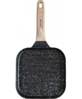 PATELNIA GRILLOWA 18 X 18CM MARMURKOWA KLAUSBERG KB-7810 Juoda