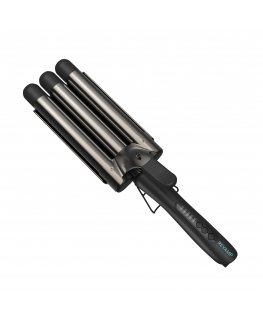 Revamp Progloss Deep Beach Waver Tekstūru matu veidotājs Silts Melns 3 m