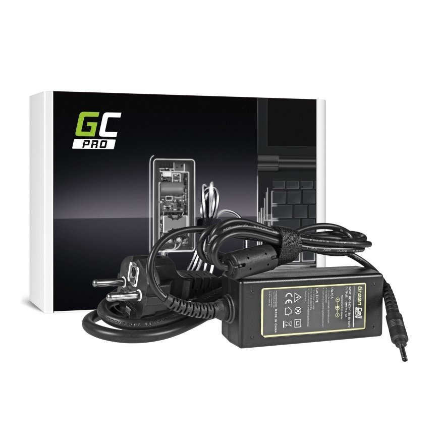 Green Cell AD18AP адаптер питания / инвертор Для помещений 40 W Черный