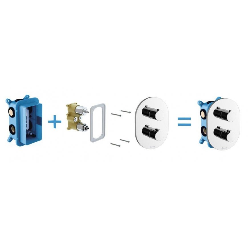 Flush-mounted box Ravak R-box Multi, RB 071.50 – 2