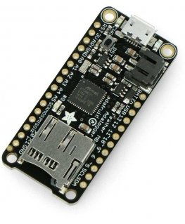 Feather M0 data logger with Micro SD card reader, compatible with Arduino, Adafruit 2796