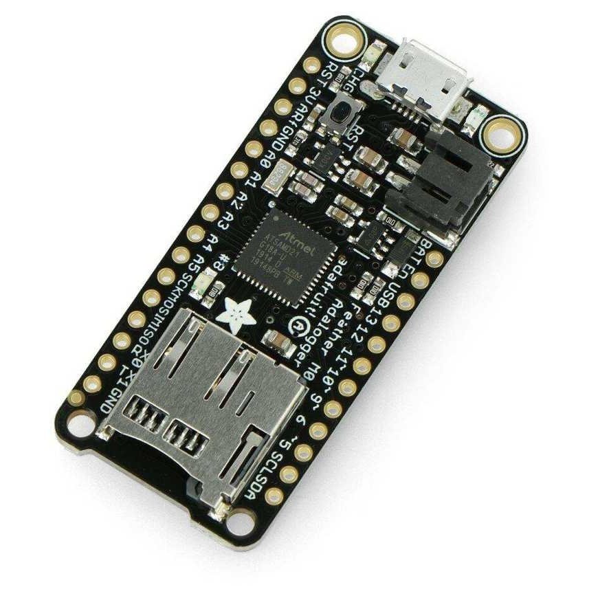 Adafruit Feather M0 data logger with