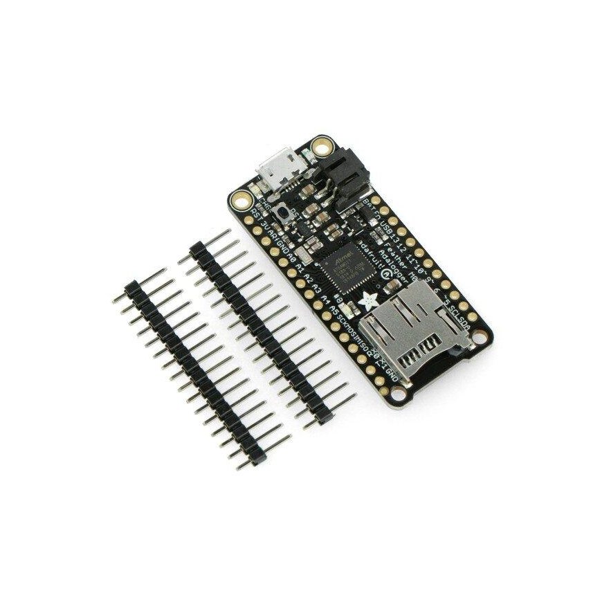 Feather M0 data logger with Micro SD card reader, compatible with Arduino, Adafruit 2796 – 2