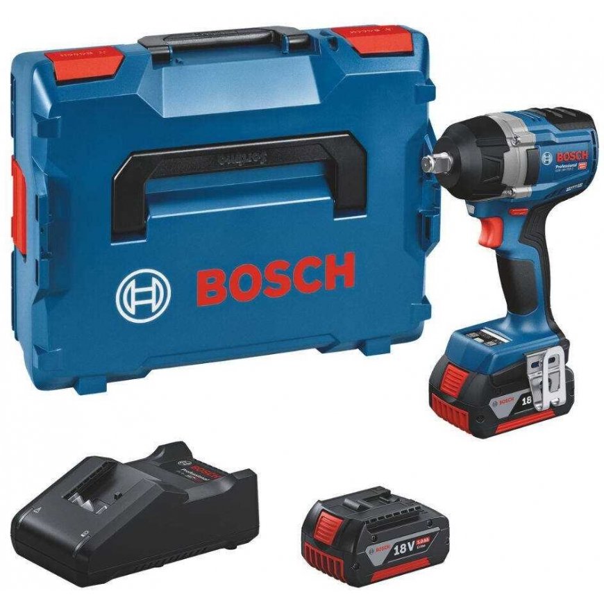 Bosch GDS 18V-750 C 2x5,0Ah, GAL 18V-40, LB
