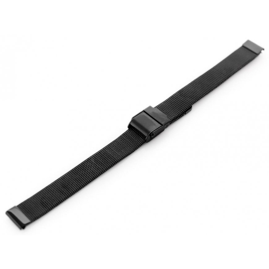 Pacific 04E bracelet - HQ mesh - black 12mm – 2