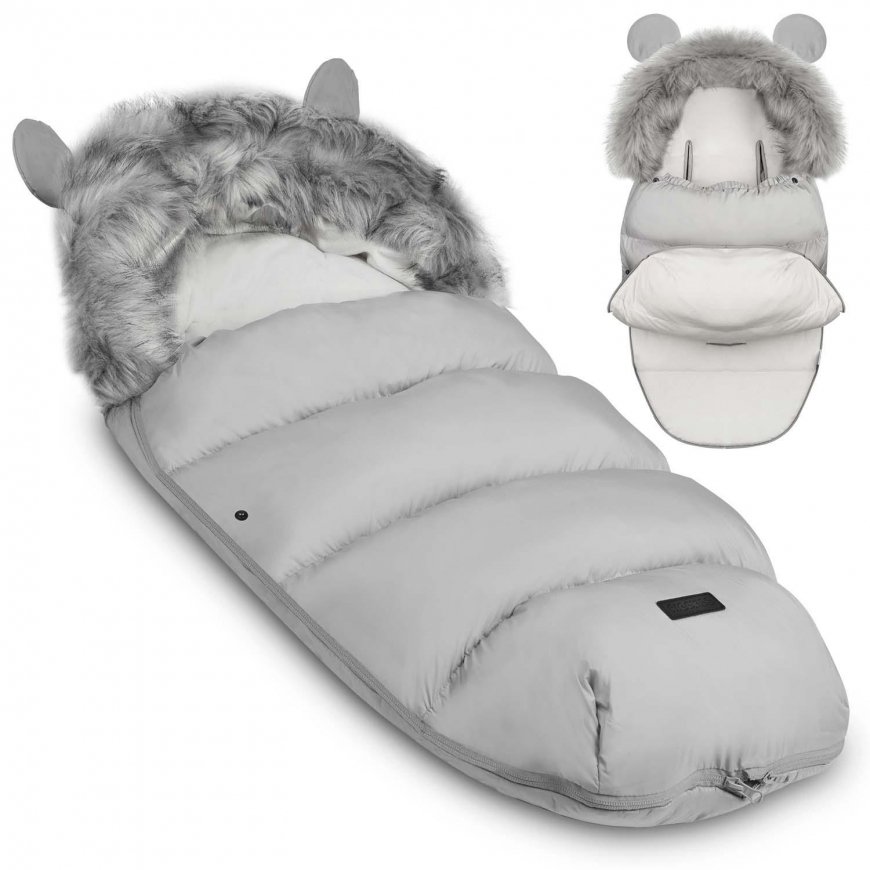 Sleeping bag - stroller cover Ricokids, gray