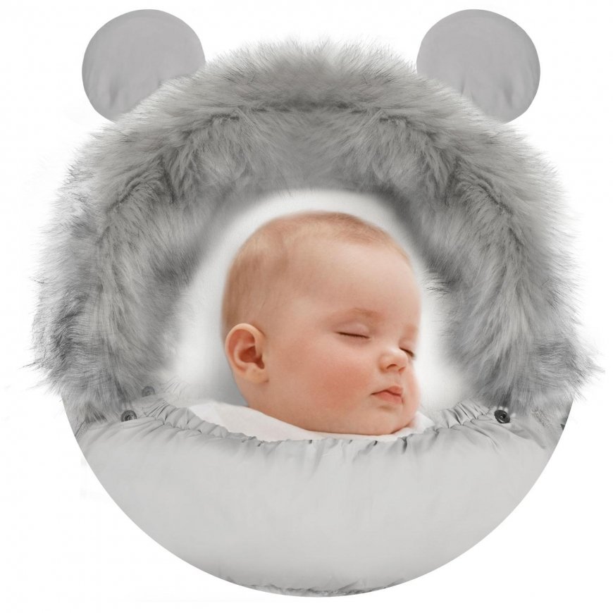 Sleeping bag - stroller cover Ricokids, gray – 4
