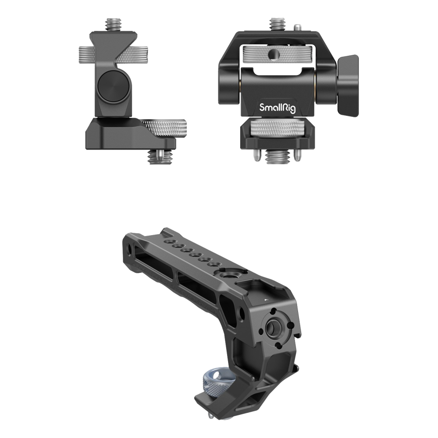 SmallRig 5323 Top Handle kit with Monitor Support Kit – 2