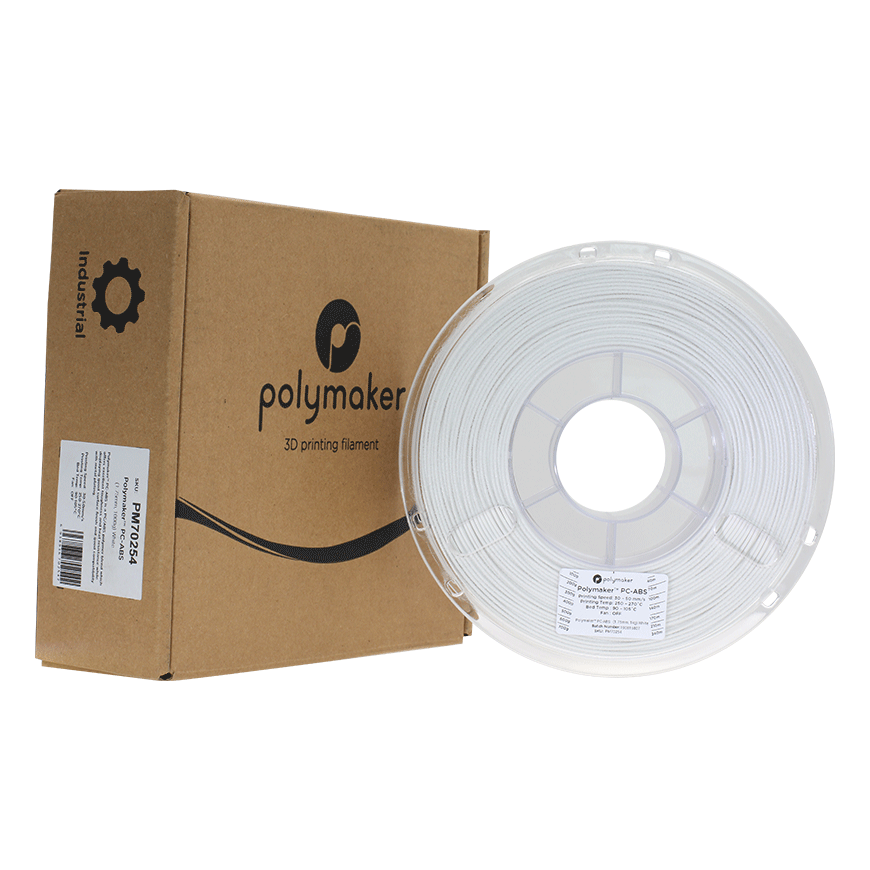 Polymaker PC-ABS - 1kg - 1,75mm - Valkoinen – 3