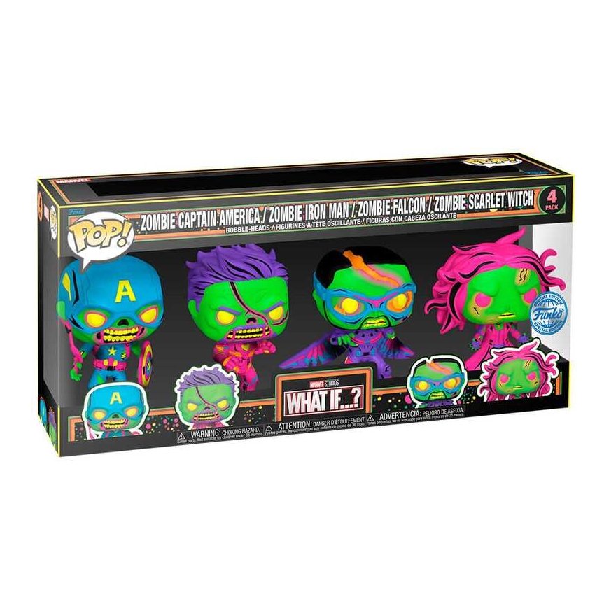 Funko POP-paketti 4 hahmoa Marvel Mitä jos...? Yksinomainen