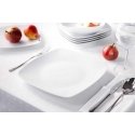 Lumarko MARIAPAULA MODERN SQUARE PLATE 25CM WHITE Lumarko MARIAPAULA MODERN SQUARE PLATE 25CM WHITE