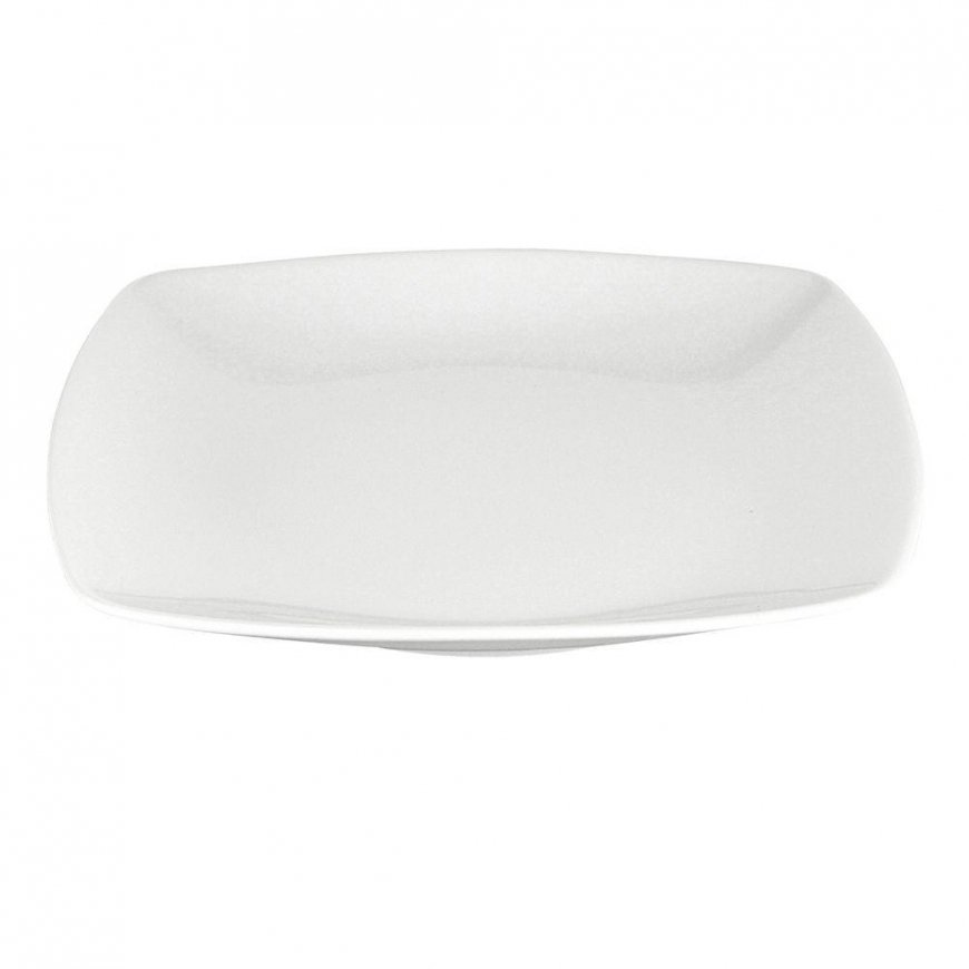 Lumarko MARIAPAULA MODERN SQUARE PLATE 25CM WHITE – 4