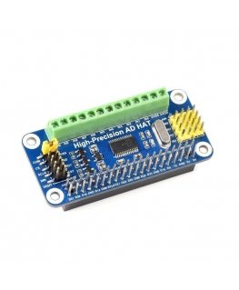 ADC ADS1263 converter 32-bit, 10 channels, Raspberry Pi board, Waveshare 18983