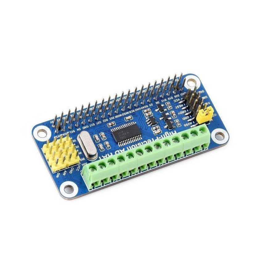 ADC ADS1263 converter 32-bit, 10 channels, Raspberry Pi board, Waveshare 18983 – 2