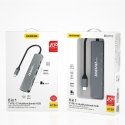 DUDAO Alu 6-in-1 USB3.0 Fast Hub multi-functional Проводная USB 3.2 Gen 1 (3.1 Gen 1) Type-C Серый