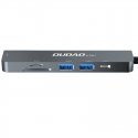 DUDAO Alu 6-in-1 USB3.0 Fast Hub multi-functional Juhtmega ühendatud USB 3.2 Gen 1 (3.1 Gen 1) Type-
