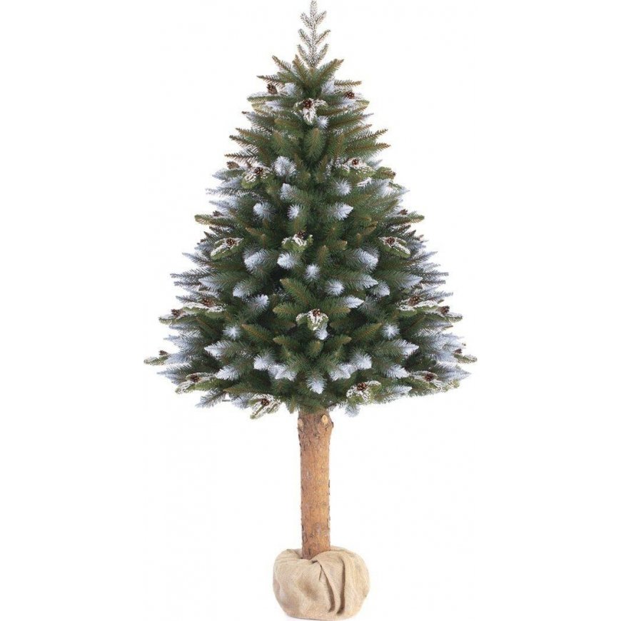 Artificial Christmas tree AmeliaHome Jasmine on a trunk, 150 cm