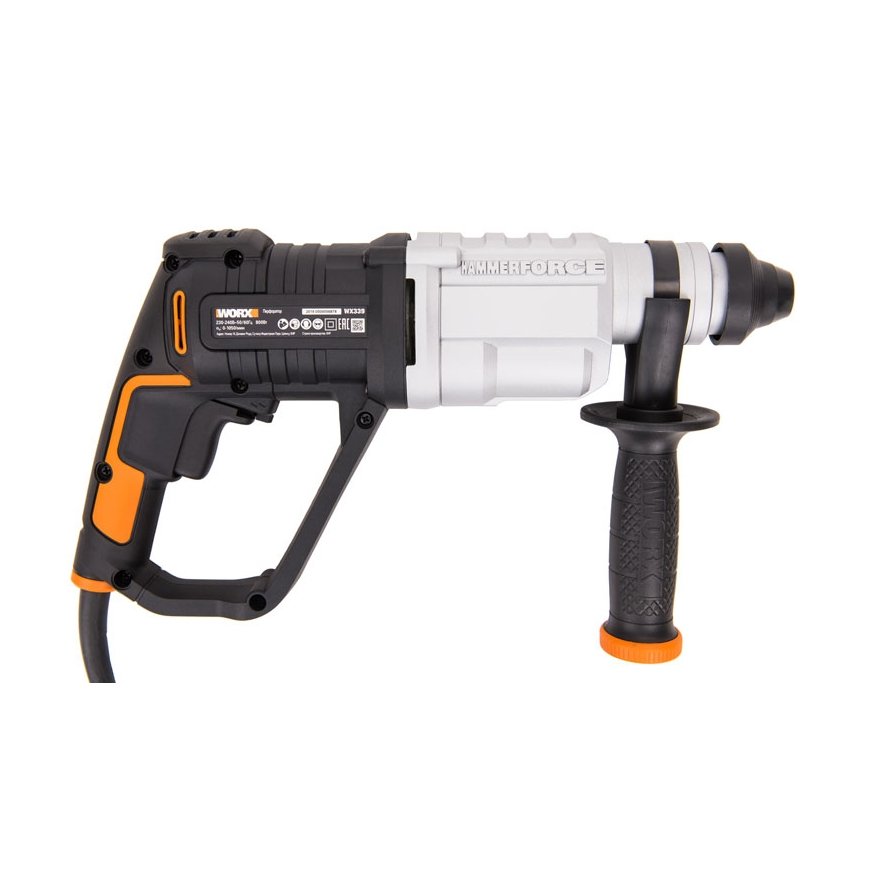 WORX WX339 дрель 1050 RPM SDS Plus 3,3 kg Черный, Оранжевый, Белый – 2