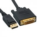 SBOX DP-DVI-2 vaizdo kabelio adapteris 2 m DisplayPort Juoda