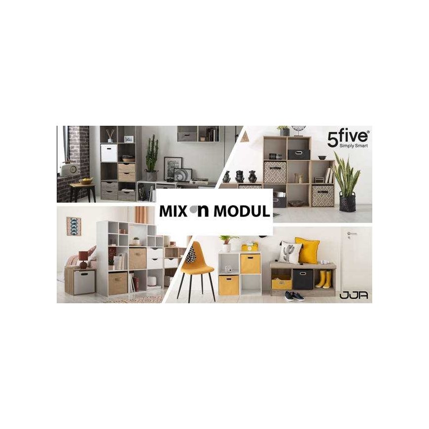 5five Simply Smart Box tekstiilihyllyille ETHNIQUE, 31 x 31 x 31 cm – 3