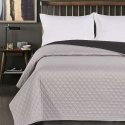 Bedspread DecoKing Axel, 200x220 cm, color: silver / black