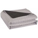 Bedspread DecoKing Axel, 200x220 cm, color: silver / black