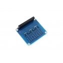 Waveshare Raspberry Pi Relių Priedėlis - 3 Kanalų Waveshare Raspberry Pi Relių Priedėlis - 3 Kanalų