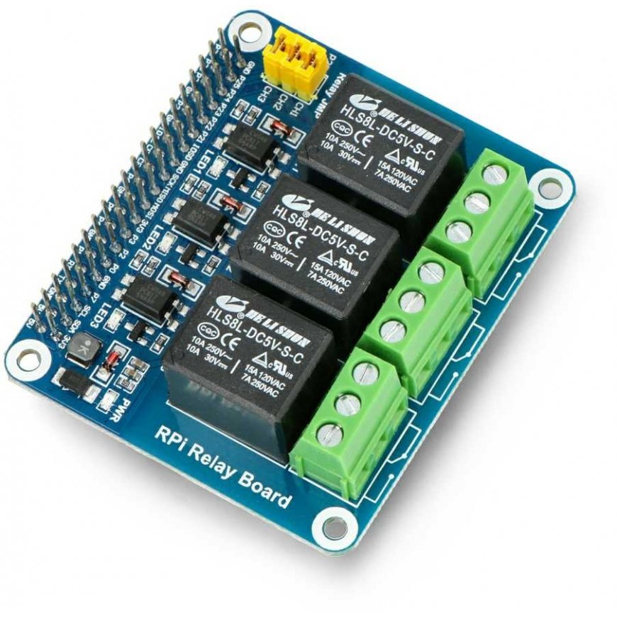 Waveshare Raspberry Pi Relay Board - 3 Channels – 5
