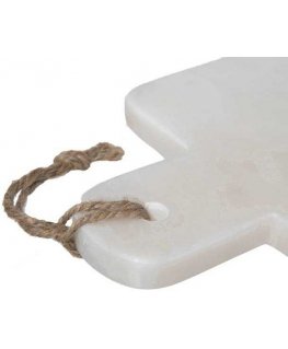 Secret De Gourmet -leikkuulauta GEOM HYGGE, 15 x 30 cm, marmori, valkoinen