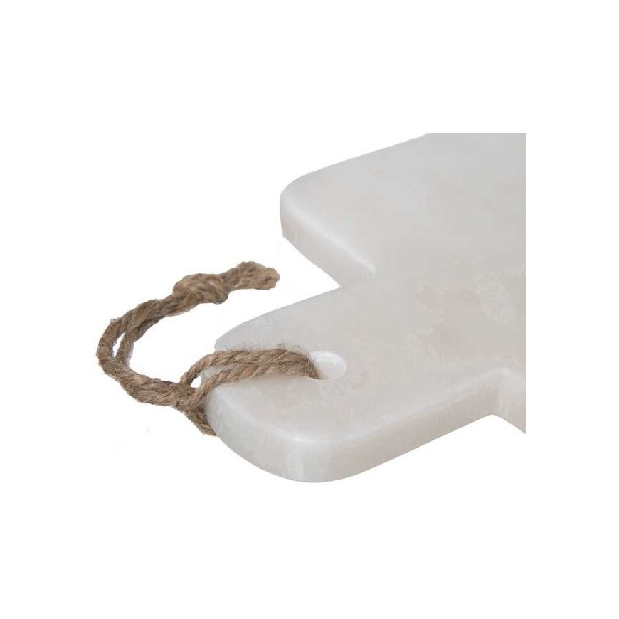 Secret De Gourmet Pjovimo lenta GEOM HYGGE, 15 x 30 cm, marmurinė, balta – 2