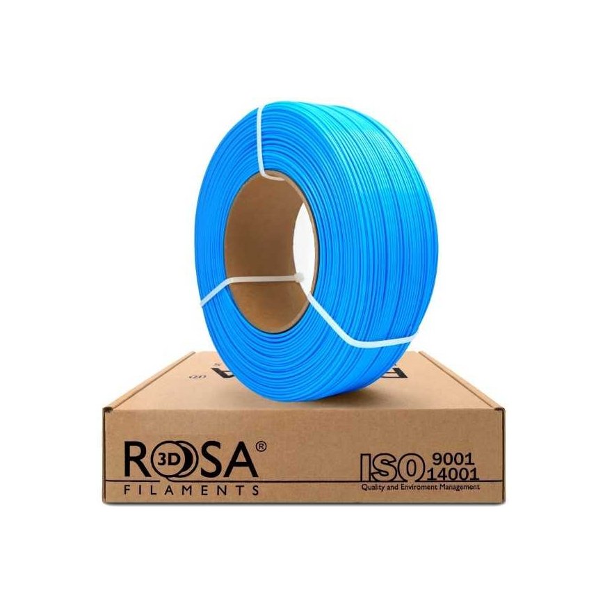 3D plastic PLA blue 1.75mm 1kg refill pack Rosa3D – 3