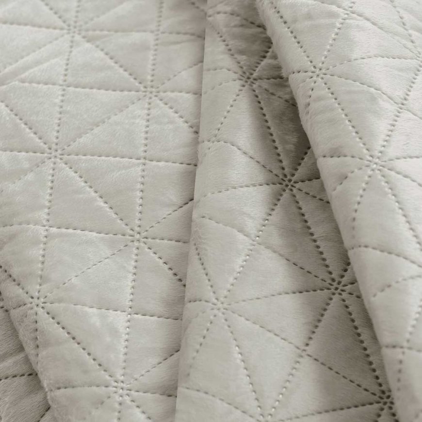 Velvet Bedspread simple style glamour material - textile velvet, polyester 170x210 – 4