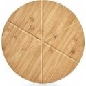 Bamboo Pizza board with scissors, Ø 32 cm, bamboo, ZELLER Bamboo Pizza board with scissors, Ø 32 cm, bamboo, ZELLER