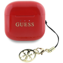 Ausinės TWS Guess Glossy Effect Printed Classic Logo & Charm raudonos spalvos Ausinės TWS Guess Glossy Effect Printed Classic Logo & Charm raudonos spalvos