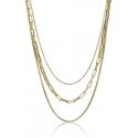 Marc Malone Triple Francesca Gold Necklace MCN24014G Marc Malone Triple Francesca Gold Necklace MCN24014G
