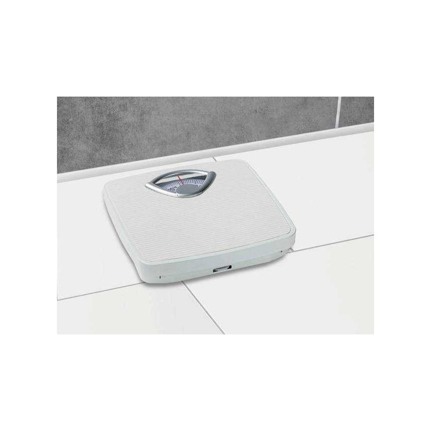 Bathroom scales, metal, 27 x 26.5 cm, white, Wenko – 2