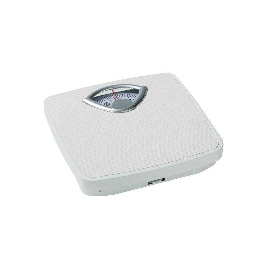 Bathroom scales, metal, 27 x 26.5 cm, white, Wenko – 4