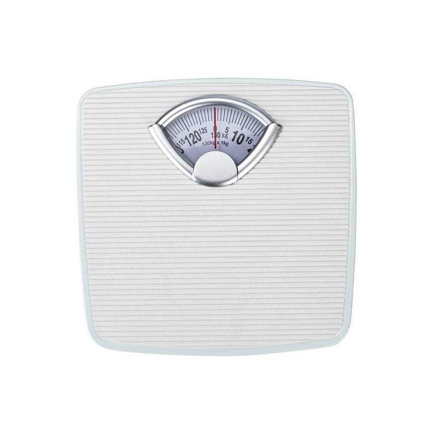 Bathroom scales, metal, 27 x 26.5 cm, white, Wenko – 5