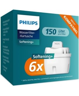 Philips Softening+ Wasserfilterkartuschen 6-pack