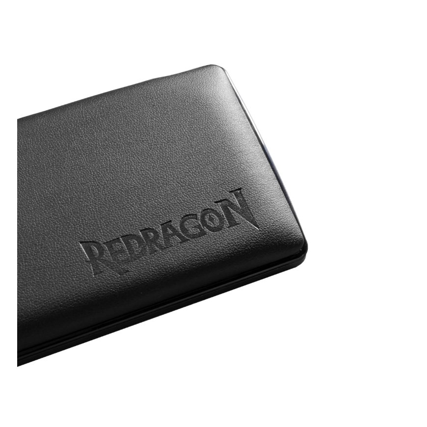 REDRAGON METEOR L wrist rest Leatherette, Memory foam, Plastic, Rubber, Synthetic Black – 2