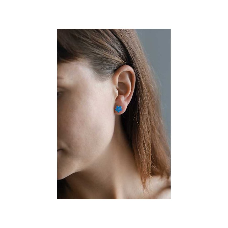 Beneto Silver flower earrings AGUP1833S – 2